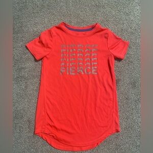 All in motion girls short sleeve athletic T-shirt, 7/8​​​